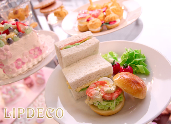 お茶会・サンドイッチ(新橋展示)